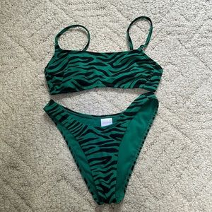 Zebra bathing suit